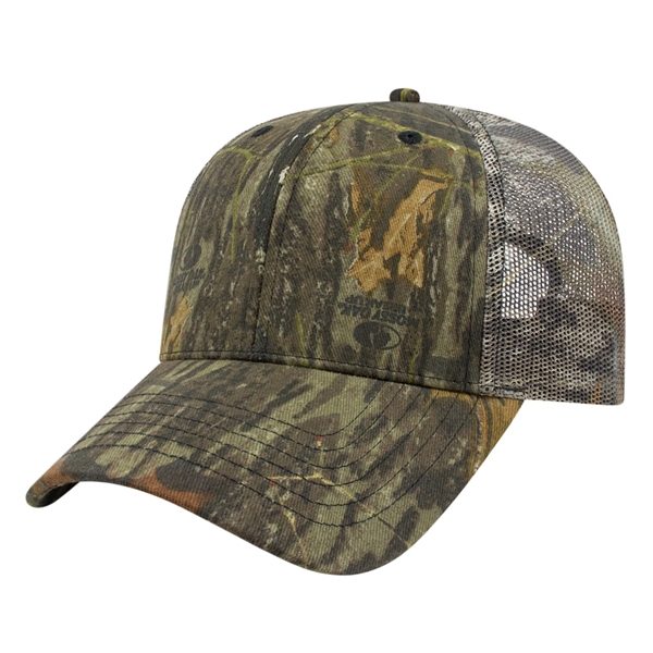 Full Camo Trucker Mesh Back Cap - Full Camo Trucker Mesh Back Cap - Image 3 of 4