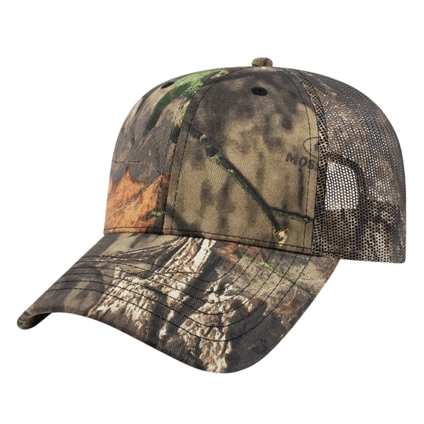 Full Camo Trucker Mesh Back Cap - Full Camo Trucker Mesh Back Cap - Image 4 of 4