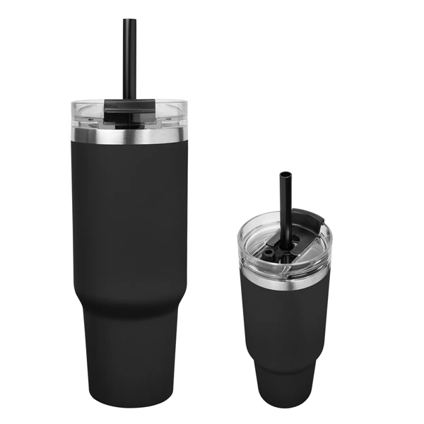 Custom 40 OZ. FULL LASER NAOMI INTREPID STAINLESS STEEL TUMBLER