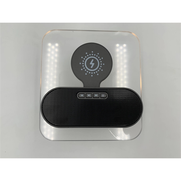 RGB LED Light Wireless Charger Speaker - RGB LED Light Wireless Charger Speaker - Image 4 of 5