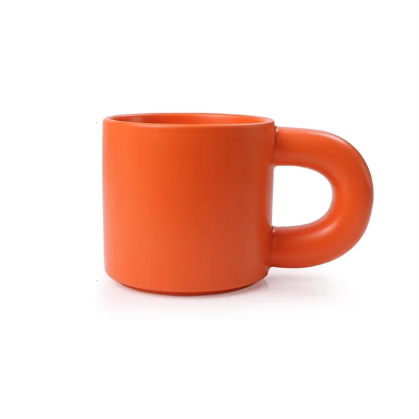 14 Oz. Large Handle Ceramic Coffee Cup Mug - 14 Oz. Large Handle Ceramic Coffee Cup Mug - Image 5 of 9