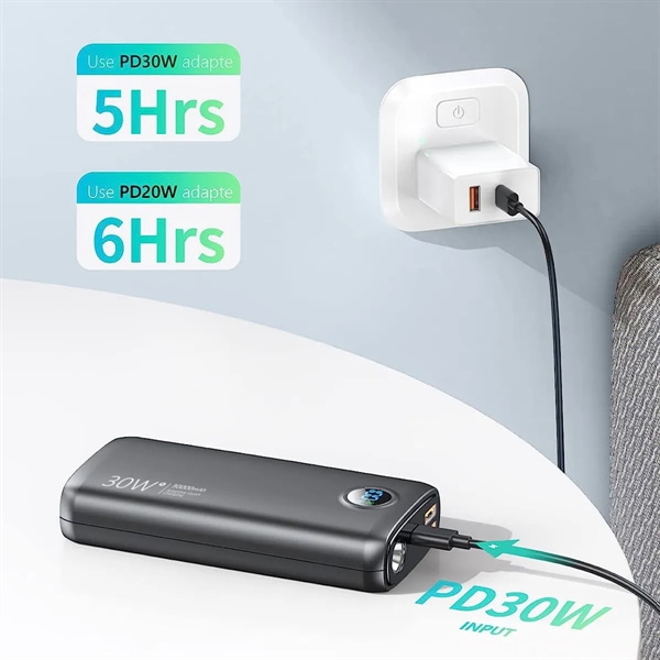 Portable Charger Power Bank 27000mAh with Flashlight - Portable Charger Power Bank 27000mAh with Flashlight - Image 2 of 5