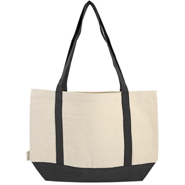 Dallas Recycled 10oz Cotton Front Pocket Tote Bag - Dallas Recycled 10oz Cotton Front Pocket Tote Bag - Image 1 of 7