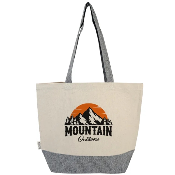 Washington Recycled Cotton Two Tone Tote Bag - Washington Recycled Cotton Two Tone Tote Bag - Image 3 of 5