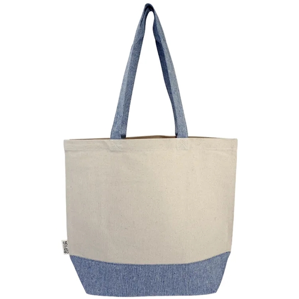 Washington Recycled Cotton Two Tone Tote Bag - Washington Recycled Cotton Two Tone Tote Bag - Image 4 of 5