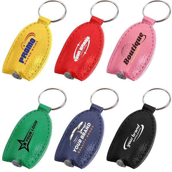 PU Leather LED Flashlight Keychain - PU Leather LED Flashlight Keychain - Image 0 of 0