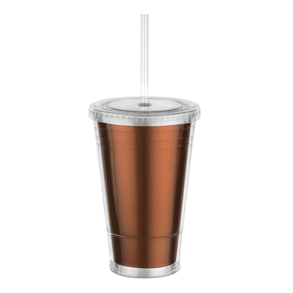 16 oz Slurpy Metallic Tumbler - 16 oz Slurpy Metallic Tumbler - Image 1 of 28