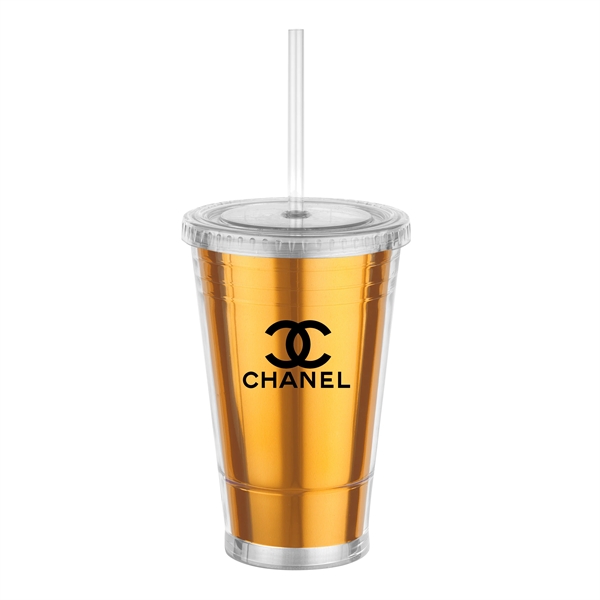 16 oz Slurpy Metallic Tumbler - 16 oz Slurpy Metallic Tumbler - Image 5 of 28