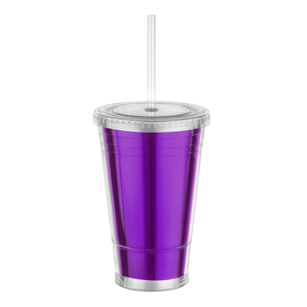 16 oz Slurpy Metallic Tumbler - 16 oz Slurpy Metallic Tumbler - Image 12 of 28