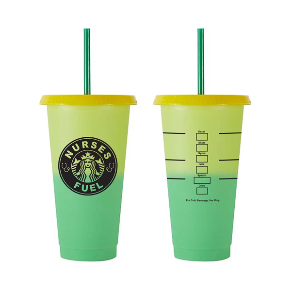 24 oz Chameleon Nurse Tumbler - 24 oz Chameleon Nurse Tumbler - Image 4 of 7
