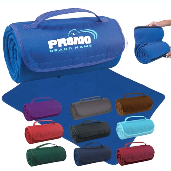 Roll Up Stadium Blanket with Handle - Roll Up Stadium Blanket with Handle - Image 0 of 5
