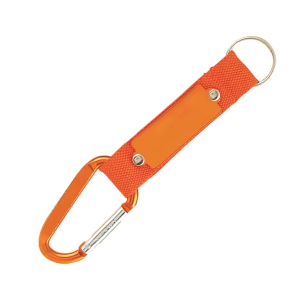 Short Lanyard Keychain Key Strap With Aluminum Carabiner - Short Lanyard Keychain Key Strap With Aluminum Carabiner - Image 3 of 6