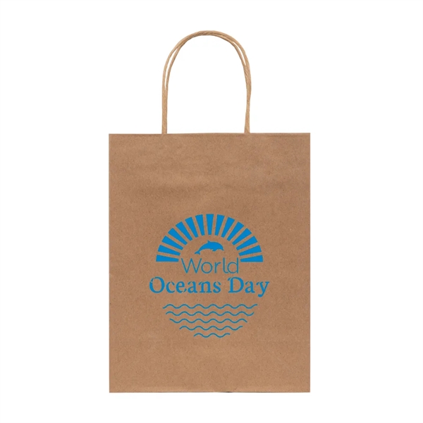 J- Fold Natural Kraft Shopping Bag - J- Fold Natural Kraft Shopping Bag - Image 0 of 0