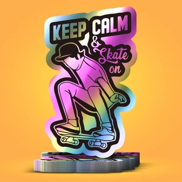 2"-7" Stickers, Holographic Stickers