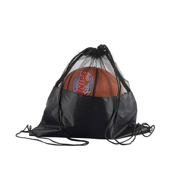 Outdoor Basketball Drawstring Gym Backpack - Outdoor Basketball Drawstring Gym Backpack - Image 1 of 1