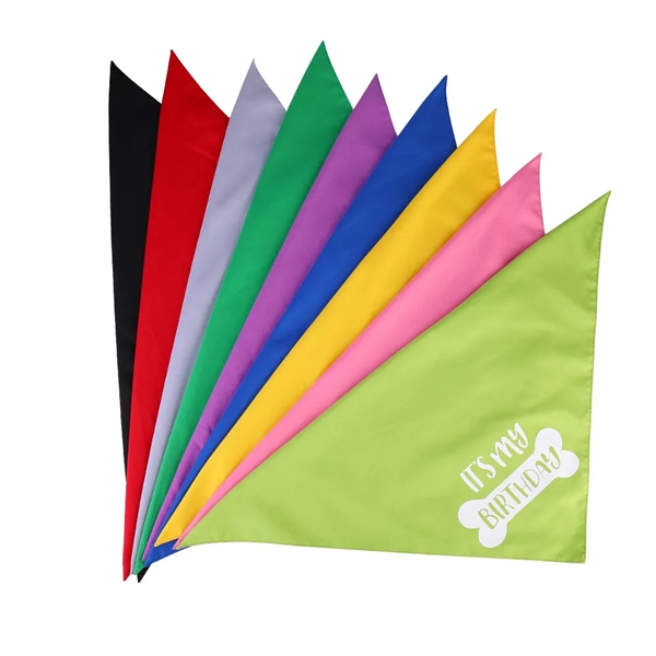 Pet Bandana Dog Bibs Triangle Puppy Cat Scarfs Apparel - Pet Bandana Dog Bibs Triangle Puppy Cat Scarfs Apparel - Image 2 of 9