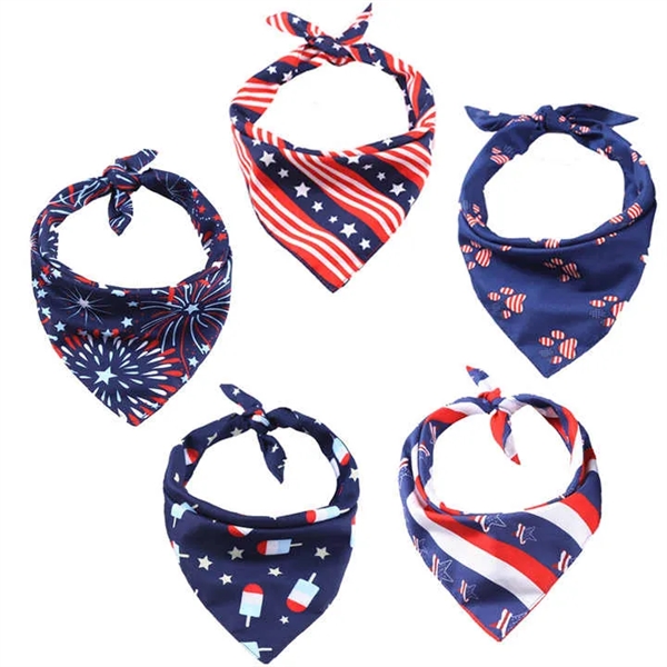 Pet Bandana Dog Bibs Triangle Puppy Cat Scarfs Apparel - Pet Bandana Dog Bibs Triangle Puppy Cat Scarfs Apparel - Image 6 of 9