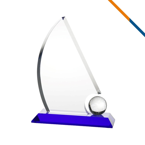 Gemiy Sailing Crystal Award - Gemiy Sailing Crystal Award - Image 3 of 3