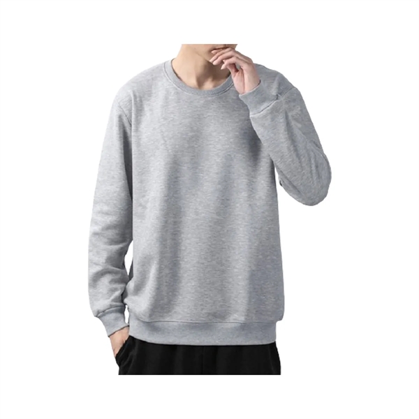 Solid Color Crew Neck Long Sleeve T-Shirt - Solid Color Crew Neck Long Sleeve T-Shirt - Image 1 of 1
