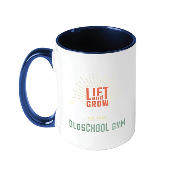 Classic 15 oz C-Handle Sublimation Print Ceramic Mug - Classic 15 oz C-Handle Sublimation Print Ceramic Mug - Image 3 of 7