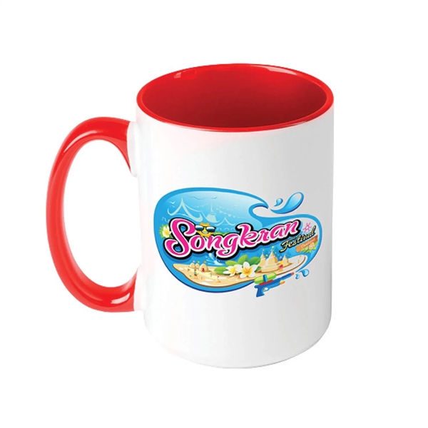 Classic 15 oz C-Handle Sublimation Print Ceramic Mug - Classic 15 oz C-Handle Sublimation Print Ceramic Mug - Image 6 of 7