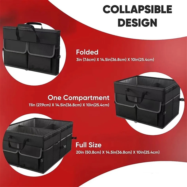 Collapsible Car Storage Organizer - Collapsible Car Storage Organizer - Image 1 of 4