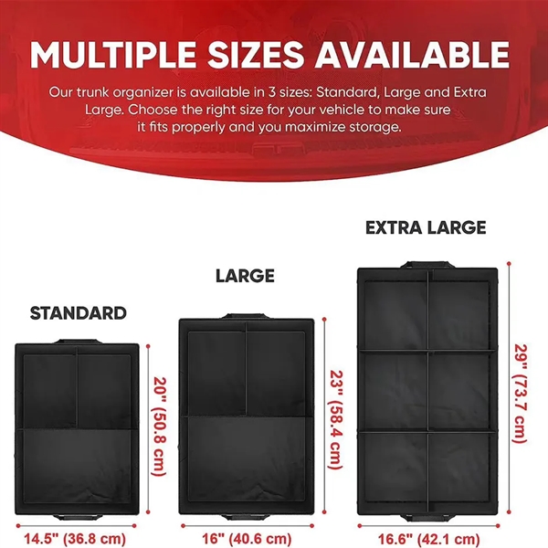 Collapsible Car Storage Organizer - Collapsible Car Storage Organizer - Image 3 of 4