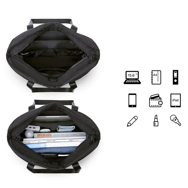 Top Handle Handbag With Yoga Mat Buckle - Top Handle Handbag With Yoga Mat Buckle - Image 4 of 5