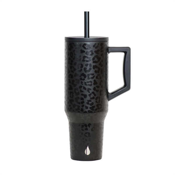 Elemental® 40oz Commuter Tumbler With Handle and Straws - Elemental® 40oz Commuter Tumbler With Handle and Straws - Image 21 of 41
