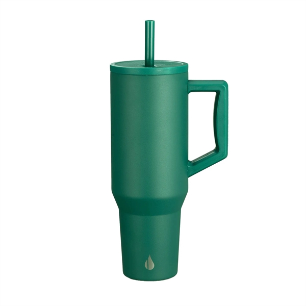 Elemental® 40oz Commuter Tumbler With Handle and Straws - Elemental® 40oz Commuter Tumbler With Handle and Straws - Image 12 of 41