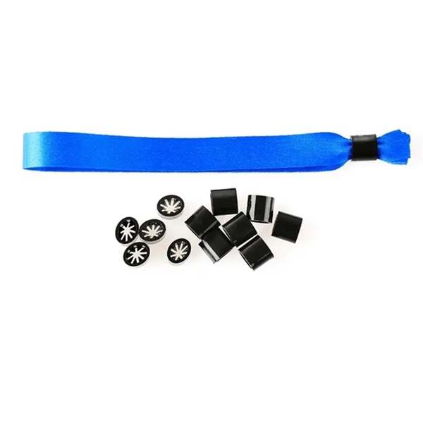 Polyester Ribbon Wristband - Polyester Ribbon Wristband - Image 2 of 3