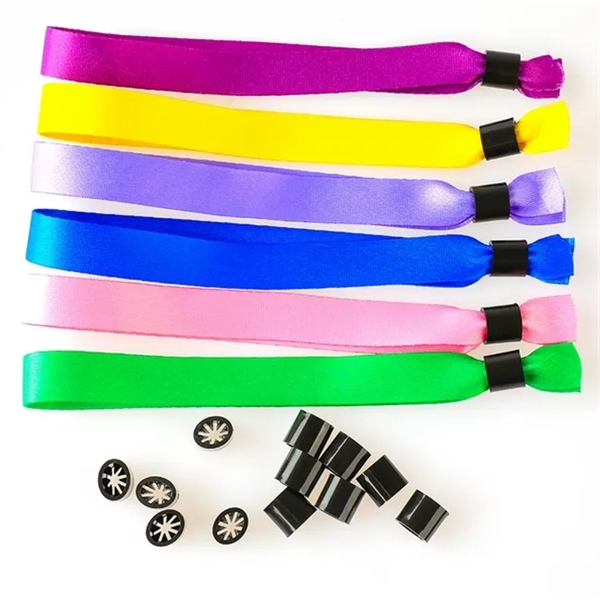 Polyester Ribbon Wristband - Polyester Ribbon Wristband - Image 3 of 3