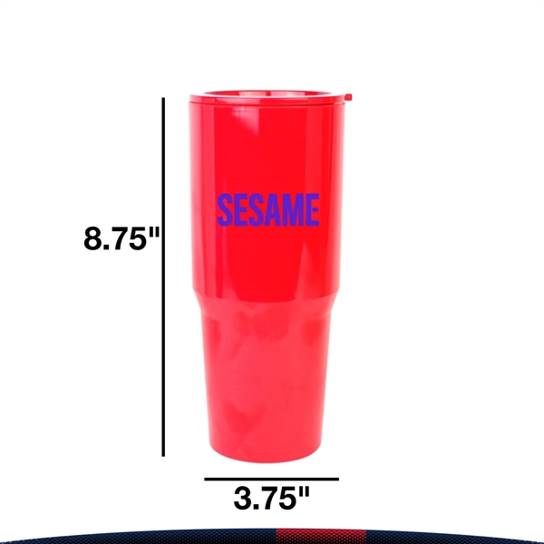 30 OZ. Spris Plastic Tumbler - 30 OZ. Spris Plastic Tumbler - Image 2 of 5