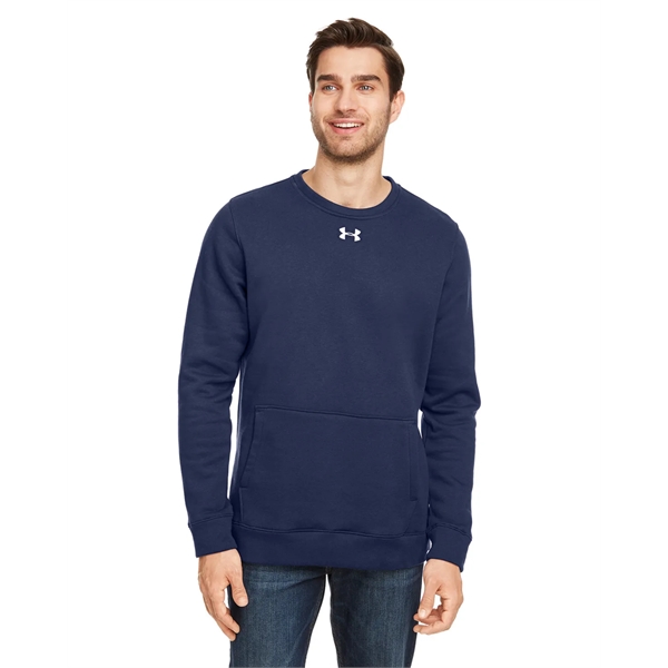 Under Armour Men's Hustle Fleece Crewneck Sweatshirt - Under Armour Men's Hustle Fleece Crewneck Sweatshirt - Image 4 of 24