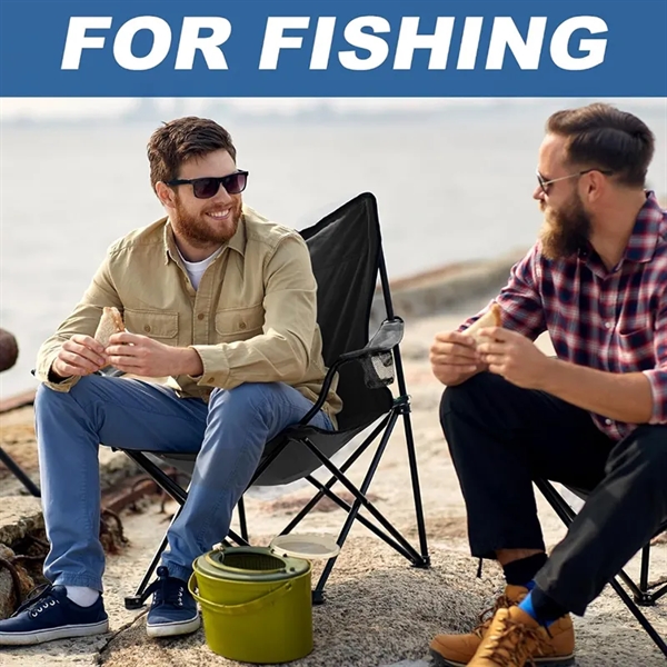 Lightweight Durable Portable Camping Hiking Beach Chairs - Lightweight Durable Portable Camping Hiking Beach Chairs - Image 3 of 4