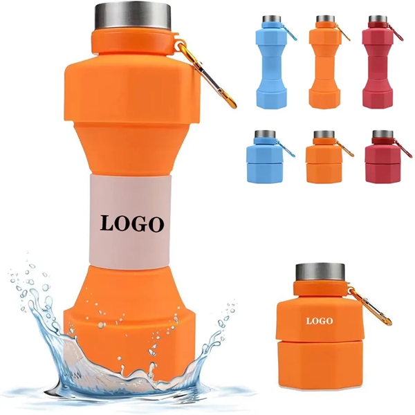 Dumbbell Sports Water Bottle - Dumbbell Sports Water Bottle - Image 0 of 5