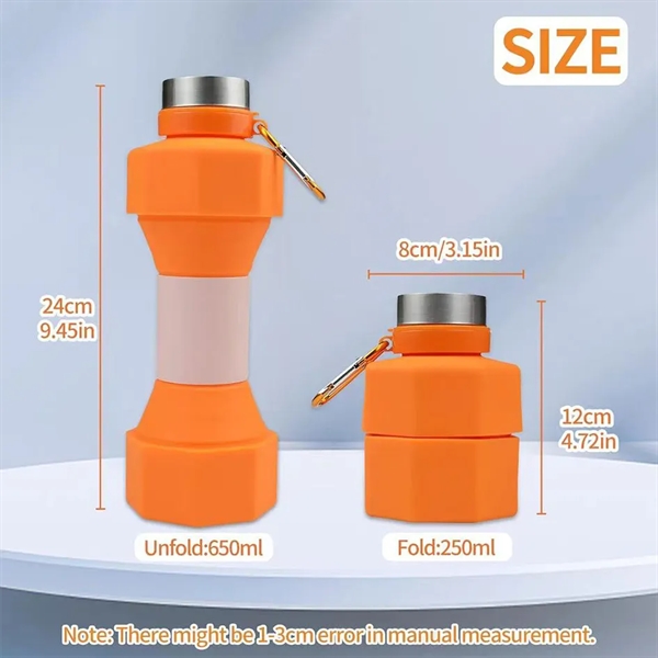 Dumbbell Sports Water Bottle - Dumbbell Sports Water Bottle - Image 5 of 5