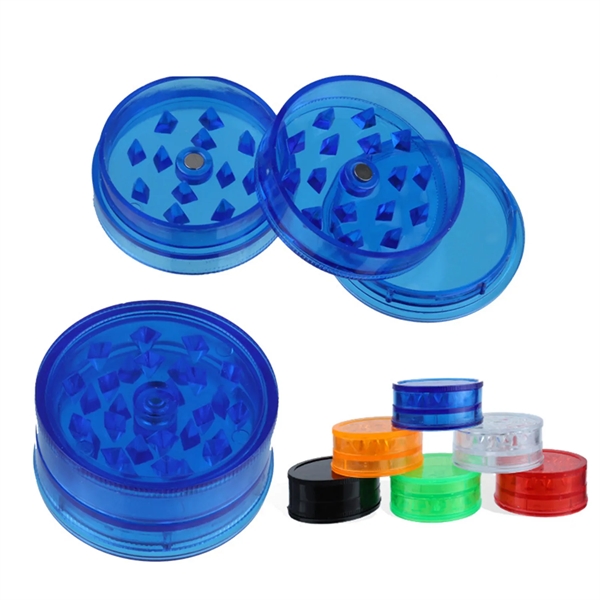 Acrylic Grinder Crusher For Cannabis Assorted Colors - Acrylic Grinder Crusher For Cannabis Assorted Colors - Image 0 of 4