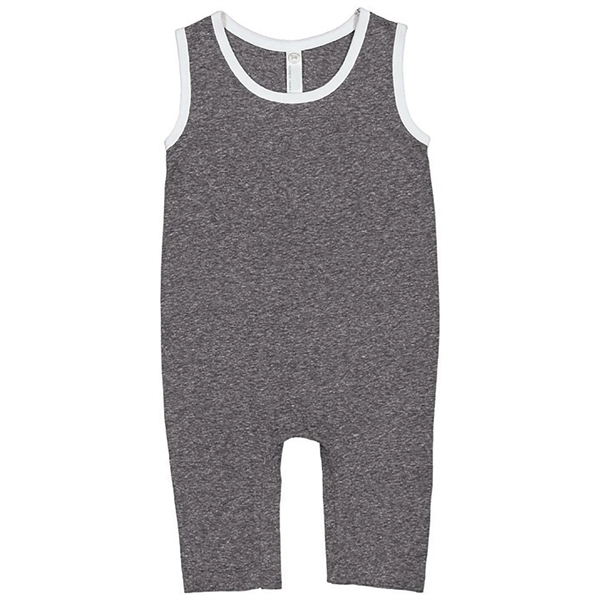 Rabbit Skins Infant Harborside Melange Tank Romper - Rabbit Skins Infant Harborside Melange Tank Romper - Image 3 of 19