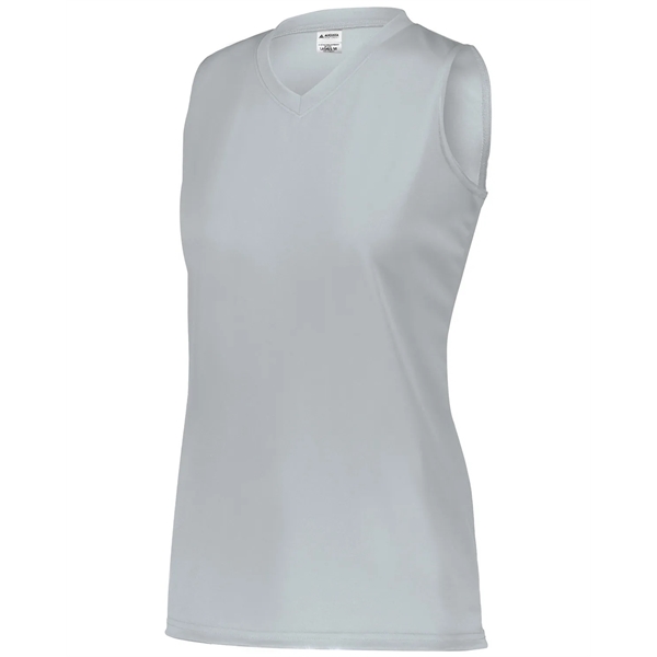 Augusta Sportswear Girls Sleeveless Wicking Attain Jersey - Augusta Sportswear Girls Sleeveless Wicking Attain Jersey - Image 3 of 17