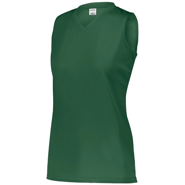 Augusta Sportswear Girls Sleeveless Wicking Attain Jersey - Augusta Sportswear Girls Sleeveless Wicking Attain Jersey - Image 4 of 17