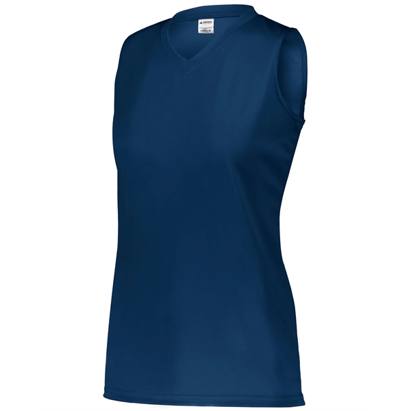 Augusta Sportswear Girls Sleeveless Wicking Attain Jersey - Augusta Sportswear Girls Sleeveless Wicking Attain Jersey - Image 8 of 17