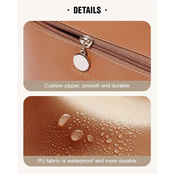 Custom Travel Large Capacity Cosmetic Make Up Bags Organizer - Custom Travel Large Capacity Cosmetic Make Up Bags Organizer - Image 4 of 4