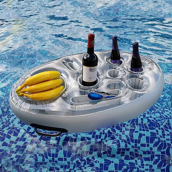 Inflatable Floating Drink Holder - Inflatable Floating Drink Holder - Image 1 of 2