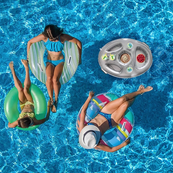 Inflatable Floating Drink Holder - Inflatable Floating Drink Holder - Image 2 of 2