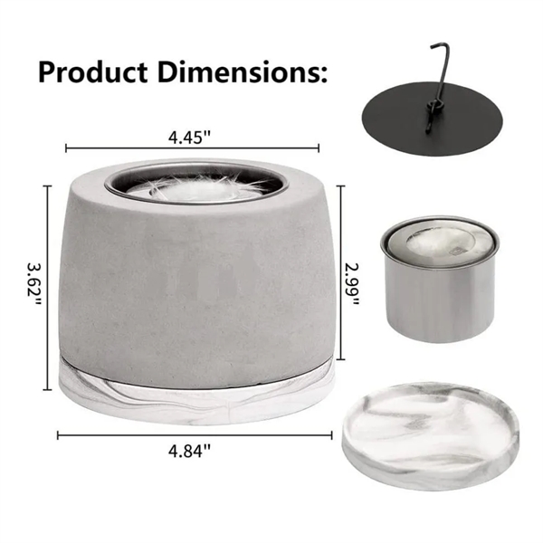 Personal Roundfire Tabletop Fire Pit Bowl Indoor & Garden - Personal Roundfire Tabletop Fire Pit Bowl Indoor & Garden - Image 1 of 2