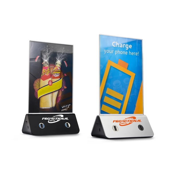 Custom USB Table Charger Tent Protable Menu Holder - Custom USB Table Charger Tent Protable Menu Holder - Image 0 of 1