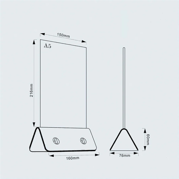 Custom USB Table Charger Tent Protable Menu Holder - Custom USB Table Charger Tent Protable Menu Holder - Image 1 of 1