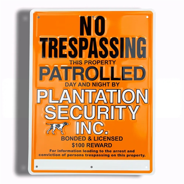 Embossed Aluminum Signs (12"x 16") - Embossed Aluminum Signs (12"x 16") - Image 2 of 2