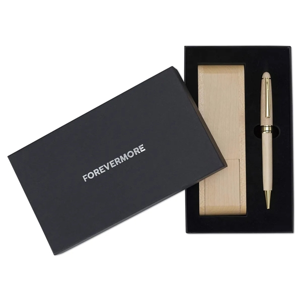 Wooden Ballpoint Pen With Gift Box - Wooden Ballpoint Pen With Gift Box - Image 1 of 6